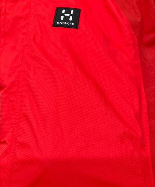 HAGLOFS（ホグロフス）HAGLOFS (ホグロフス) シェルジャケット レッド サイズ:Mの古着・服飾アイテム