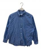 COMOLIコモリ）の古着「COMOLI SHIRTS」｜ブルー