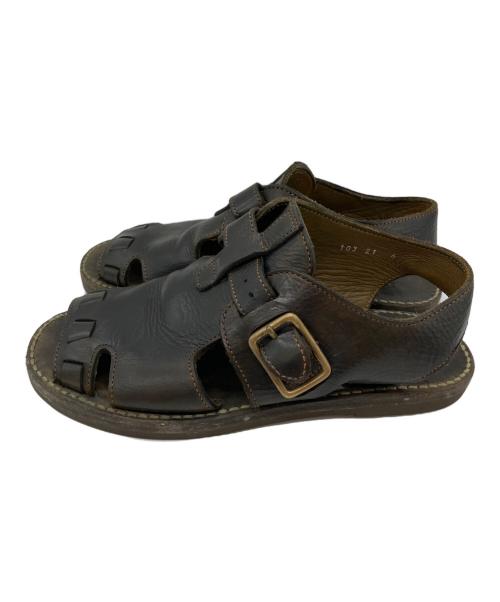 SUS SOUS（シュスー）SUS SOUS (シュスー) BELTED SANDALS ブラウン サイズ:6の古着・服飾アイテム
