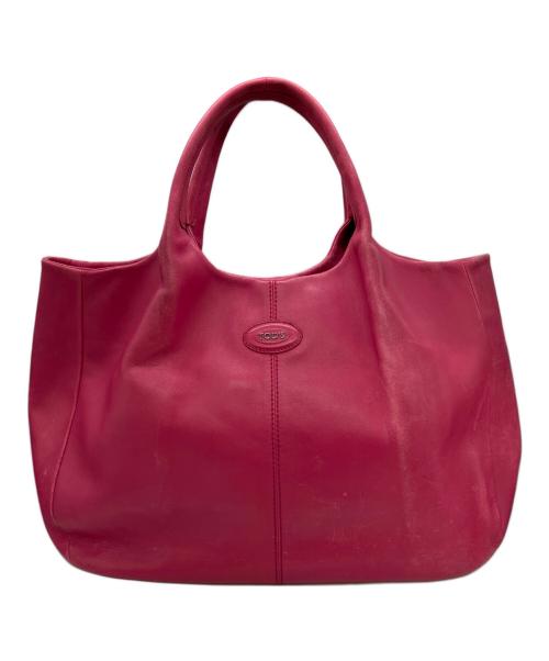 TOD'S（トッズ）TOD'S (トッズ) トートバッグ ショッキングピンクの古着・服飾アイテム