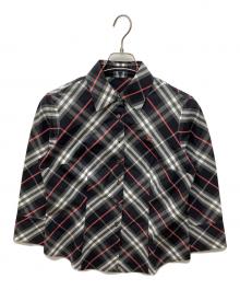 BURBERRY LONDON（バーバリーロンドン）の古着「長袖チェックシャツ」｜ブラック