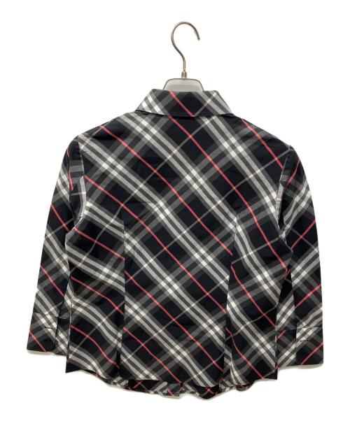 BURBERRY LONDON（バーバリーロンドン）BURBERRY LONDON (バーバリーロンドン) 長袖チェックシャツ ブラック サイズ:42の古着・服飾アイテム