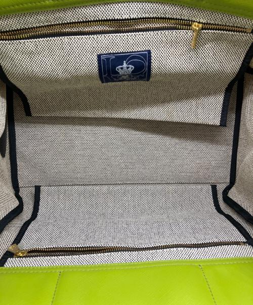 A.D.M.J.（エーディーエムジェイ）A.D.M.J. (エーディーエムジェイ) キャンバスハンドバッグ グレーの古着・服飾アイテム