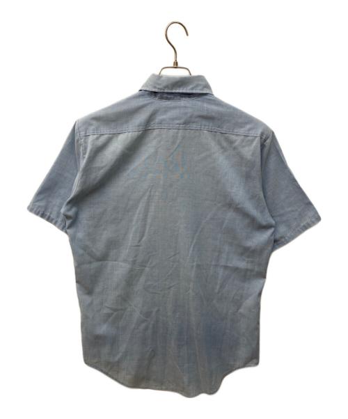 K MART（ケーマート）K mart (ケーマート) 半袖シャンブレーワークシャツ ブルー サイズ:Mの古着・服飾アイテム