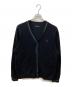 FRED PERRY（フレッドペリー）の古着「Tipped Pique Texture Cardigan」｜ブラック