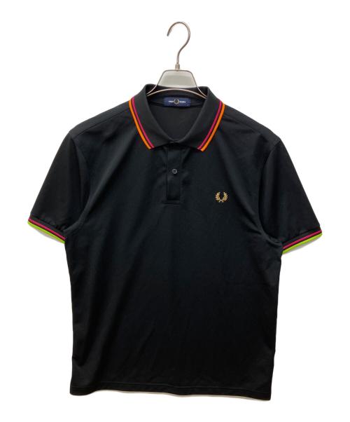 FRED PERRY（フレッドペリー）FRED PERRY (フレッドペリー) ポロシャツ ブラック サイズ:Lの古着・服飾アイテム