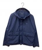 FRED PERRYフレッドペリー）の古着「CROPPED RIPSTOP PARKA」｜ネイビー