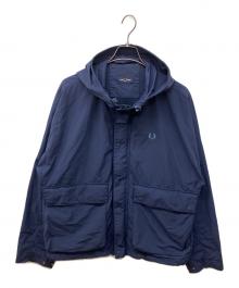 FRED PERRY（フレッドペリー）の古着「CROPPED RIPSTOP PARKA」｜ネイビー