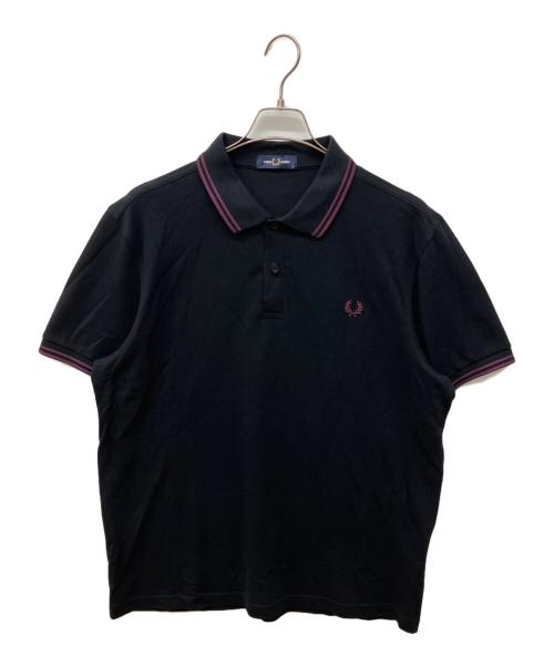 FRED PERRY（フレッドペリー）FRED PERRY (フレッドペリー) ポロシャツ ブラック サイズ:XLの古着・服飾アイテム