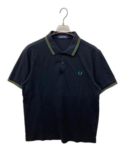 FRED PERRY（フレッドペリー）FRED PERRY (フレッドペリー) ポロシャツ ネイビー サイズ:XLの古着・服飾アイテム