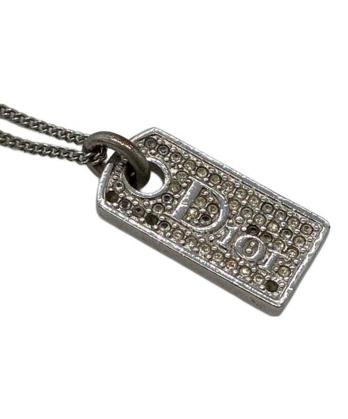 Christian Dior（クリスチャン ディオール）Christian Dior (クリスチャン ディオール) ドッグタグネックレス シルバーの古着・服飾アイテム