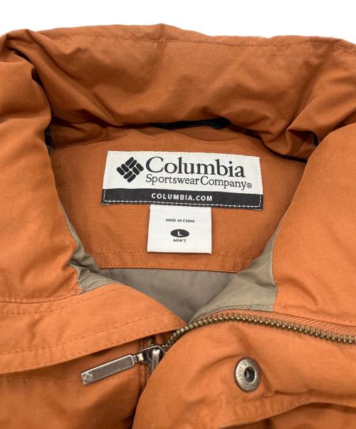 Columbia（コロンビア）Columbia (コロンビア) ダウンベスト ブラウン サイズ:Lの古着・服飾アイテム