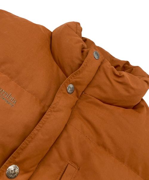Columbia（コロンビア）Columbia (コロンビア) ダウンベスト ブラウン サイズ:Lの古着・服飾アイテム