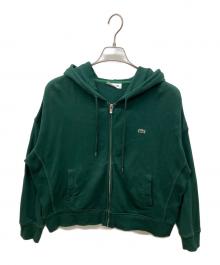 LACOSTE（ラコステ）の古着「スタンダードスウェットジップパーカ」｜グリーン