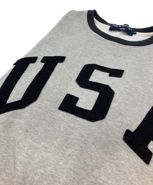 POLO SPORT（ポロスポーツ）POLO SPORT (ポロスポーツ) USAロゴスウェット グレー サイズ:Mの古着・服飾アイテム