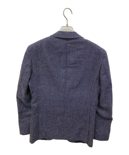 BOSS HUGO BOSS（ボス ヒューゴボス）BOSS HUGO BOSS (ボス ヒューゴボス) テーラードジャケット ブルー サイズ:46の古着・服飾アイテム