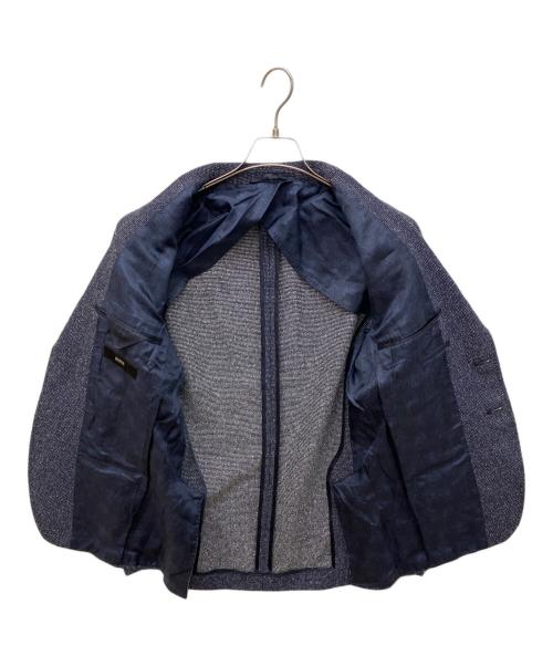 BOSS HUGO BOSS（ボス ヒューゴボス）BOSS HUGO BOSS (ボス ヒューゴボス) テーラードジャケット ブルー サイズ:46の古着・服飾アイテム