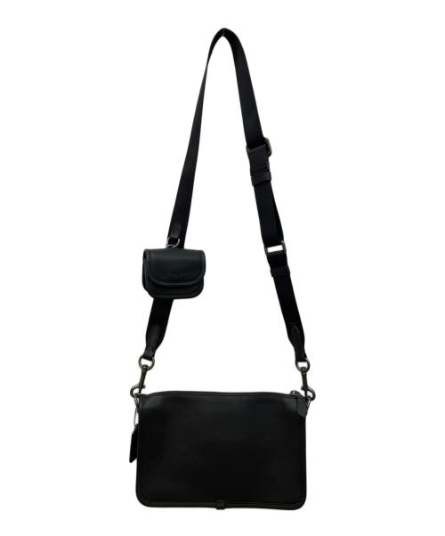 COACH（コーチ）COACH (コーチ) ヘリテージ コンバーチブル クロスボディ ショルダーバッグ ブラックの古着・服飾アイテム