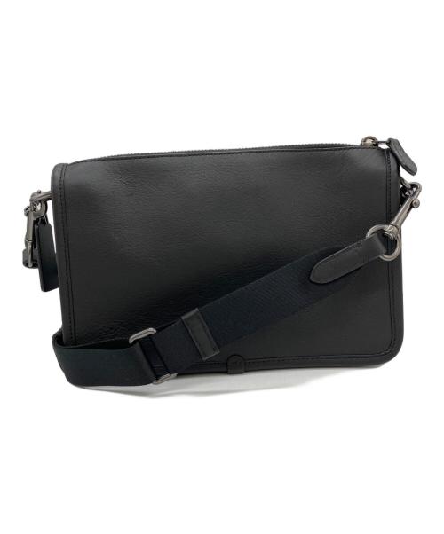 COACH（コーチ）COACH (コーチ) ヘリテージ コンバーチブル クロスボディ ショルダーバッグ ブラックの古着・服飾アイテム