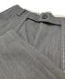 中古・古着 MAISON SPECIAL (メゾンスペシャル) Front Cut Stitch Wide Pants グレー サイズ:36：6000円