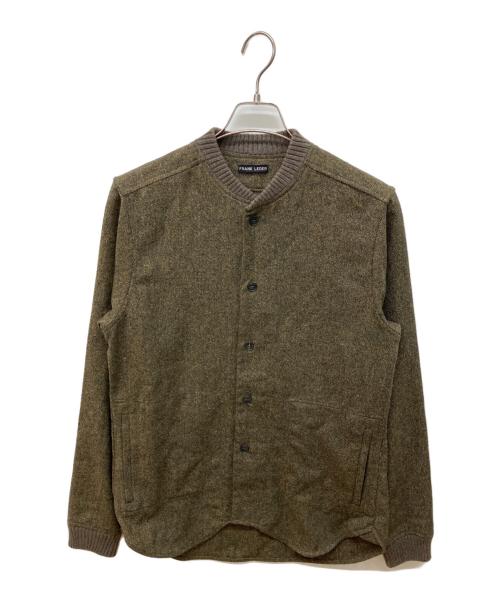 FRANK LEDER（フランクリーダー）FRANK LEDER (フランクリーダー) Brown Mix Wool Shirt Bomber オリーブ サイズ:不明の古着・服飾アイテム