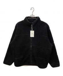 FRANKL IN MUSK（フランクル・イン・マスク）の古着「カシミヤ混フリースジャケット」｜ブラック
