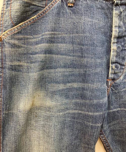 COOTIE PRODUCTIONS（クーティープロダクツ）COOTIE PRODUCTIONS (クーティープロダクツ) シンチバックデニムパンツ インディゴ サイズ:W36の古着・服飾アイテム