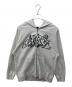 HUF（ハフ）の古着「OUTLINES HEAVY WEIGHT FULL-ZIP FLEECE」｜グレー