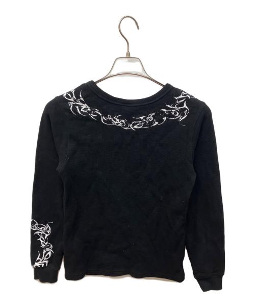 Noremid（ノーリミッド）NOREMID (ノーリミッド) サーマルカットソー ブラック サイズ:FREEの古着・服飾アイテム