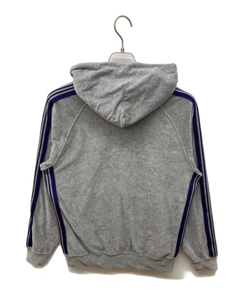 Needles（ニードルズ）Needles (ニードルズ) Track Hoody - C/PE Velour グレー サイズ:XSの古着・服飾アイテム