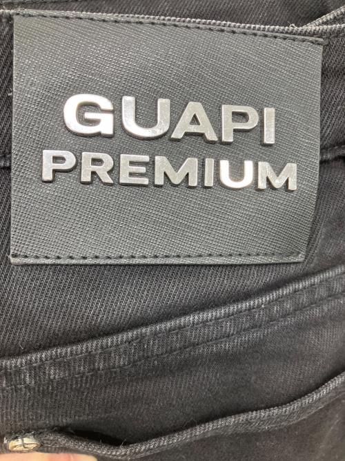 GUAPI（グアピ）GUAPI (グアピ) アイコンスタッグフレアデニムパンツ ブラック サイズ:W30の古着・服飾アイテム