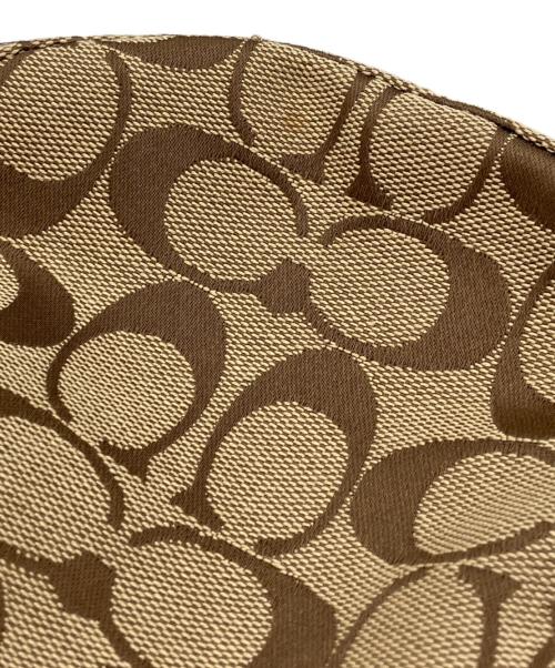COACH（コーチ）COACH (コーチ) シグネチャーバケットハット ベージュ サイズ:M/Lの古着・服飾アイテム