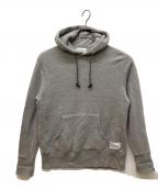 WHITE MOUNTAINEERING×LOOPWHEELERホワイトマウンテ二アニング×ループウィラー）の古着「プルオーバーパーカー」｜グレー
