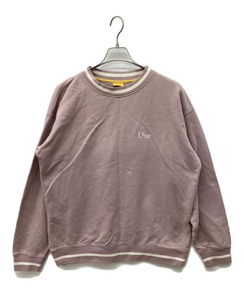 Dime（ダイム）Dime (ダイム) クルーネックスウェット ライトピンク サイズ:Ｌの古着・服飾アイテム