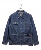stussyステューシー）の古着「デニムカバーオール」｜インディゴ