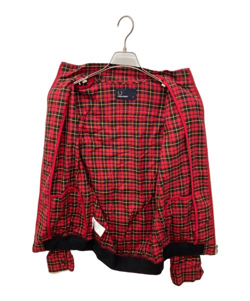 FRED PERRY（フレッドペリー）FRED PERRY (フレッドペリー) マックィーン タータン チェック ジャケット レッド サイズ:Sの古着・服飾アイテム