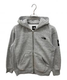 THE NORTH FACE（ザ ノース フェイス）の古着「スクエアロゴフルジップパーカー」｜グレー