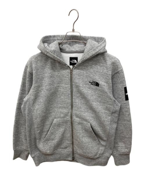 THE NORTH FACE（ザ ノース フェイス）THE NORTH FACE (ザ ノース フェイス) スクエアロゴフルジップパーカー グレー サイズ:Lの古着・服飾アイテム