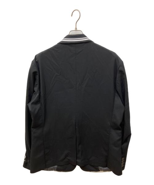 FRED PERRY（フレッドペリー）FRED PERRY (フレッドペリー) KRIS VAN ASSCHE (クリス ヴァン アッシュ) Casual Blazer ブラック サイズ:Lの古着・服飾アイテム