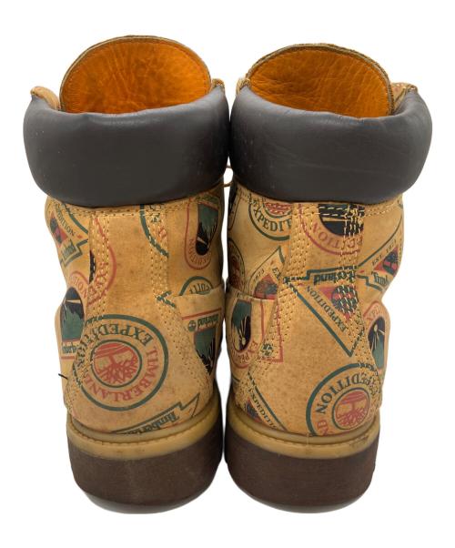 Timberland（ティンバーランド）Timberland (ティンバーランド) 総柄6インチブーツ ブラウン サイズ:8の古着・服飾アイテム