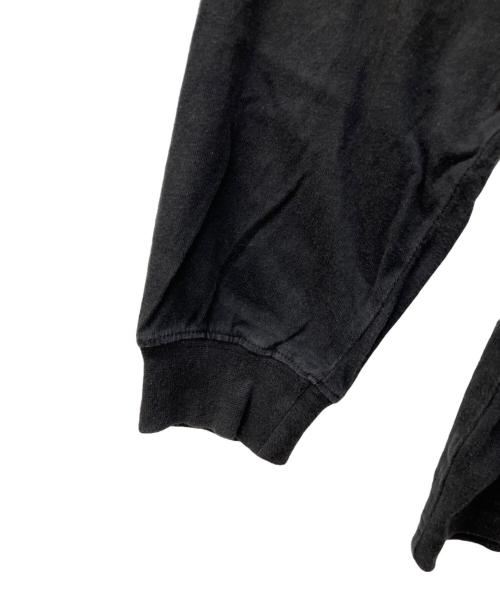 HARLEY-DAVIDSON（ハーレーダビッドソン）HARLEY-DAVIDSON (ハーレーダビッドソン) ロゴプリント長袖tシャツ ロングスリーブカットソー ブラック サイズ:ｌの古着・服飾アイテム
