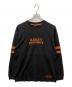 HARLEY-DAVIDSON（ハーレーダビッドソン）の古着「ロゴプリント長袖tシャツ ロングスリーブカットソー」｜ブラック
