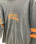 中古・古着 HARLEY-DAVIDSON (ハーレーダビッドソン) ロゴプリント長袖tシャツ ロングスリーブカットソー ブラック サイズ:ｌ：5000円