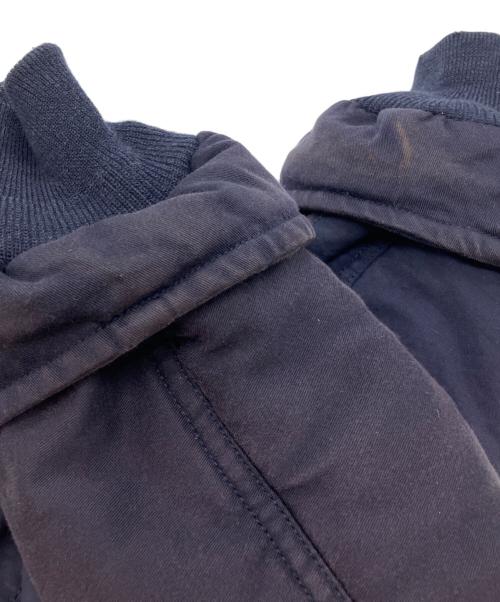 BLUE BLUE（ブルーブルー）BLUE BLUE (ブルーブルー) ボアフーデッドデッキジャケット ネイビー サイズ:3の古着・服飾アイテム