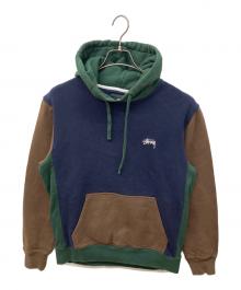 stussy（ステューシー）の古着「切替プルオーバーパーカー」｜マルチカラー