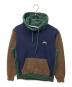stussy（ステューシー）の古着「切替プルオーバーパーカー」｜マルチカラー