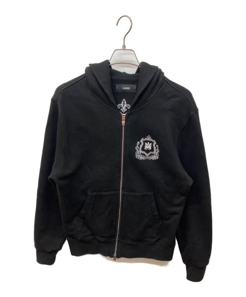 AMIRI（アミリ）AMIRI (アミリ) MA CREST ZIP フーディ ブラック サイズ:36の古着・服飾アイテム