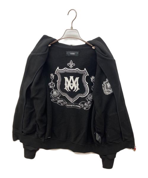 AMIRI（アミリ）AMIRI (アミリ) MA CREST ZIP フーディ ブラック サイズ:36の古着・服飾アイテム