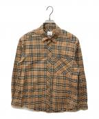 BURBERRYバーバリー）の古着「ノヴァチェックシャツ　Checkered long-sleeved shirt」｜ベージュ