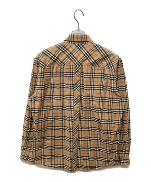 BURBERRY（バーバリー）BURBERRY (バーバリー) ノヴァチェックシャツ　Checkered long-sleeved shirt ベージュ サイズ:Mの古着・服飾アイテム